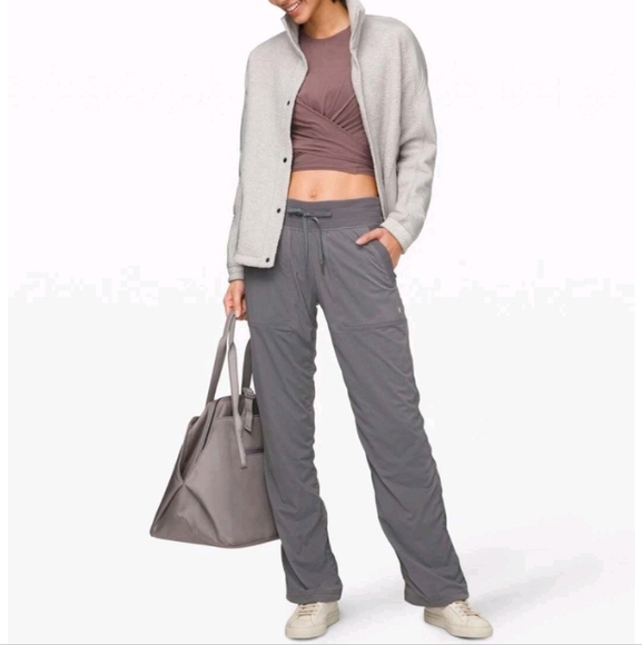 Lululemon Dance Studio Pants Grey 8 - Picture 1 of 16